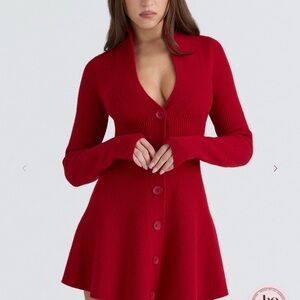 House of CB Aubrey Red Dress